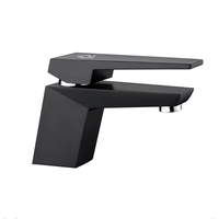 Exel Ultra, Brass Basin Mixer - Black